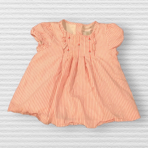 Janie & Jack CUPCAKE EMBROIDERED STRIPE TOP - Picture 1 of 6